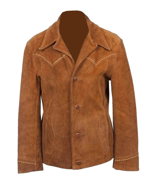 Norman Sonny Steele The Electric Horseman Robert Redford Suede Leather Jacket