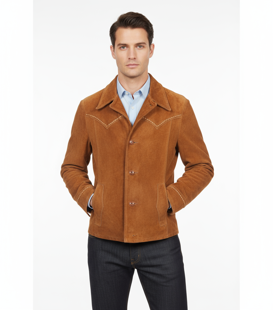 Robert Redford Suede Leather Jacket