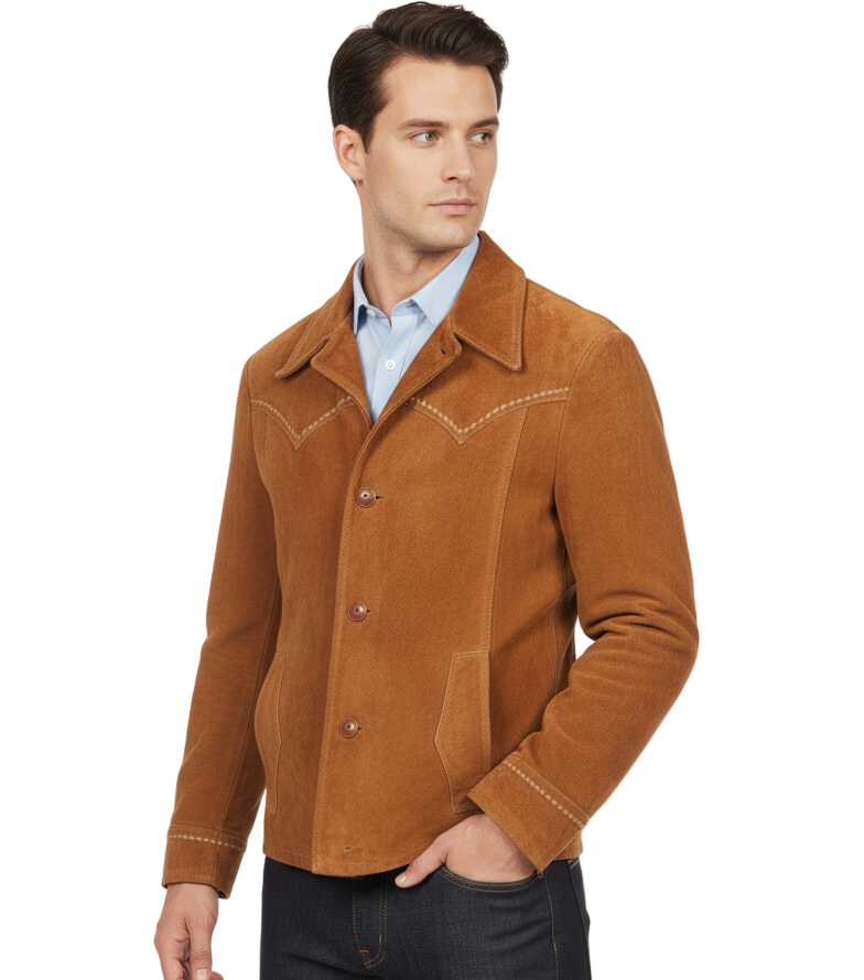 Robert Redford Suede Leather Jacket