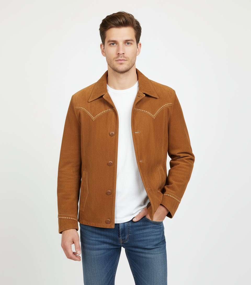 Robert Redford Suede Leather Jacket