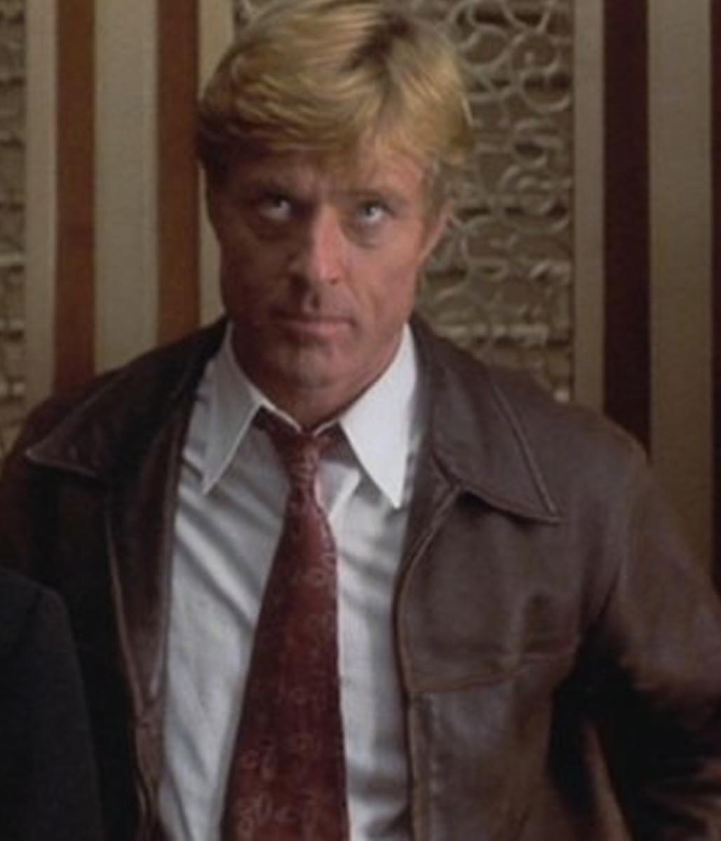 The Natural Robert Redford Leather Jacket