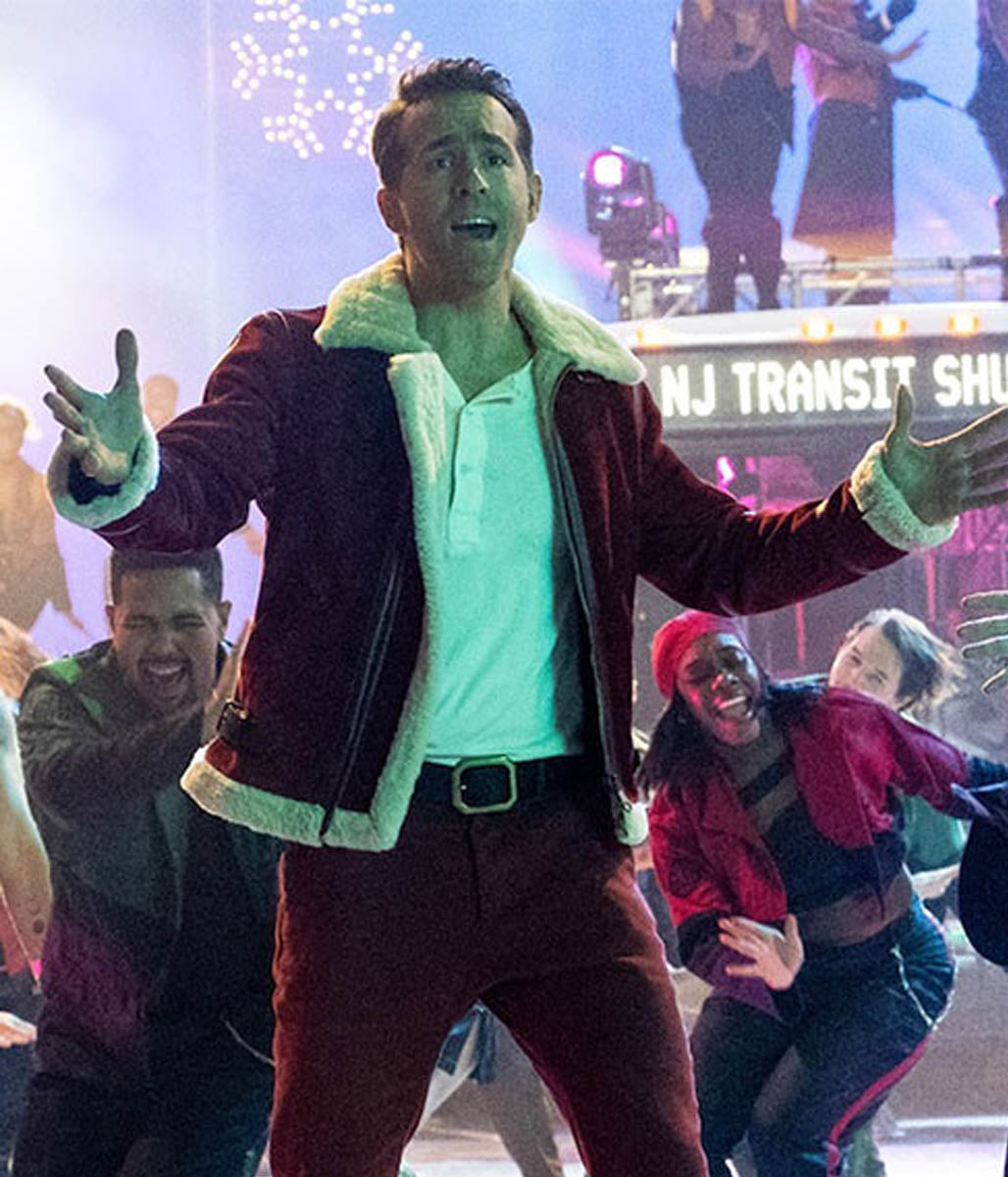 Red Suede Clint Briggs Ryan Reynolds Spirited Jacket