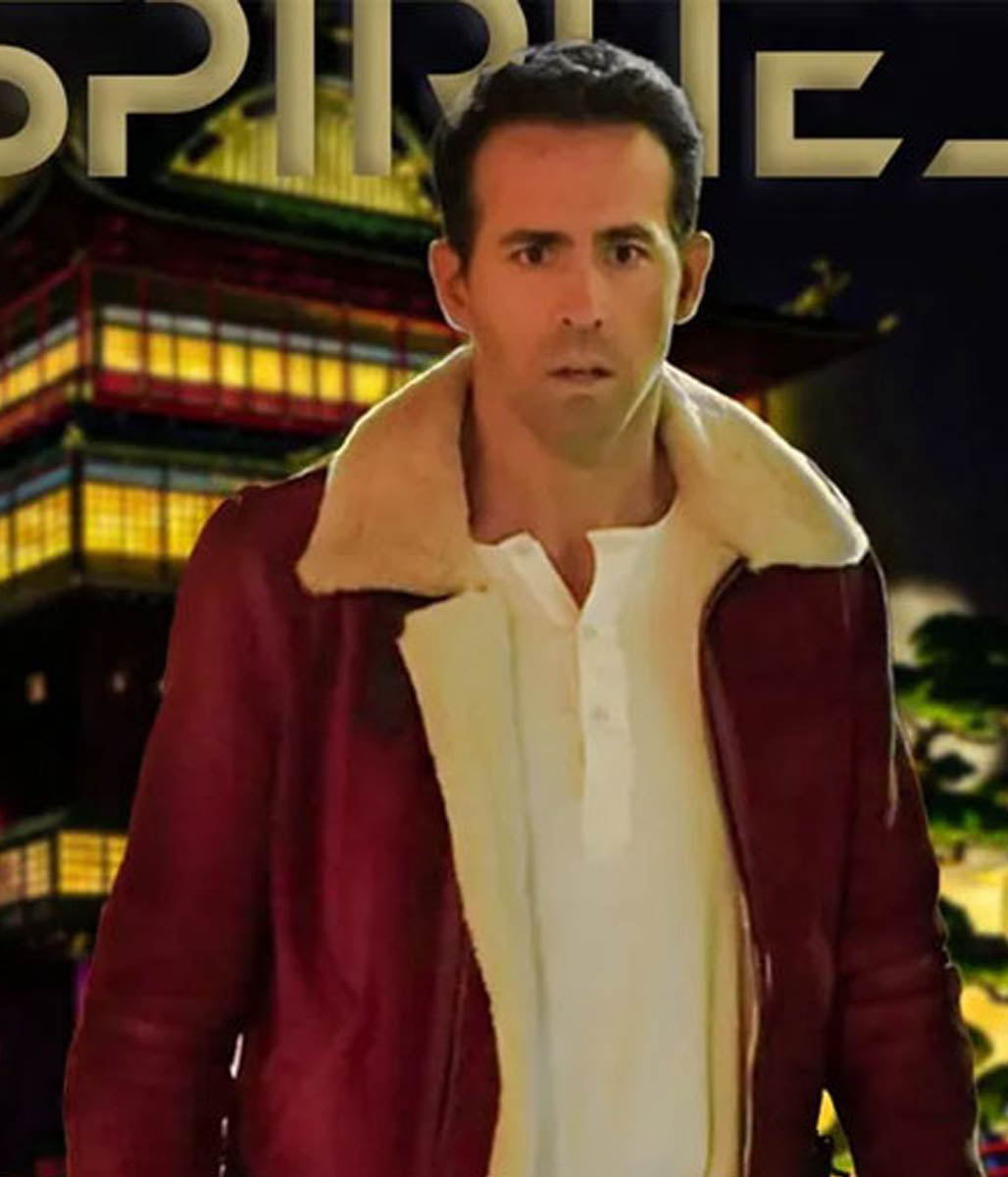 Red Suede Clint Briggs Ryan Reynolds Spirited Jacket