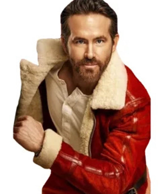 Red Suede Clint Briggs Ryan Reynolds Spirited Jacket