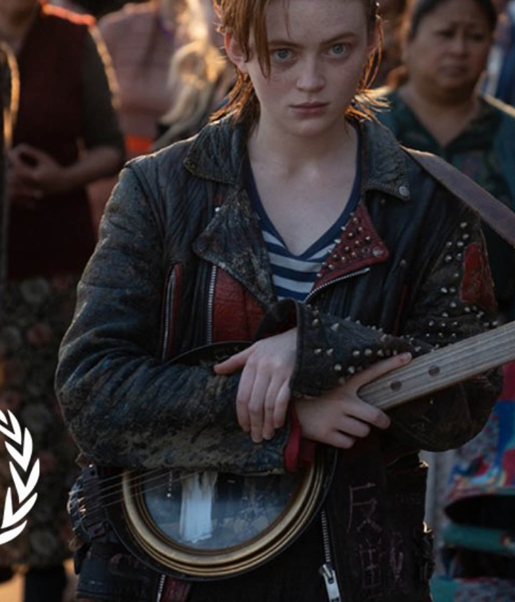 O Dessa Sadie Sink Leather Jacket