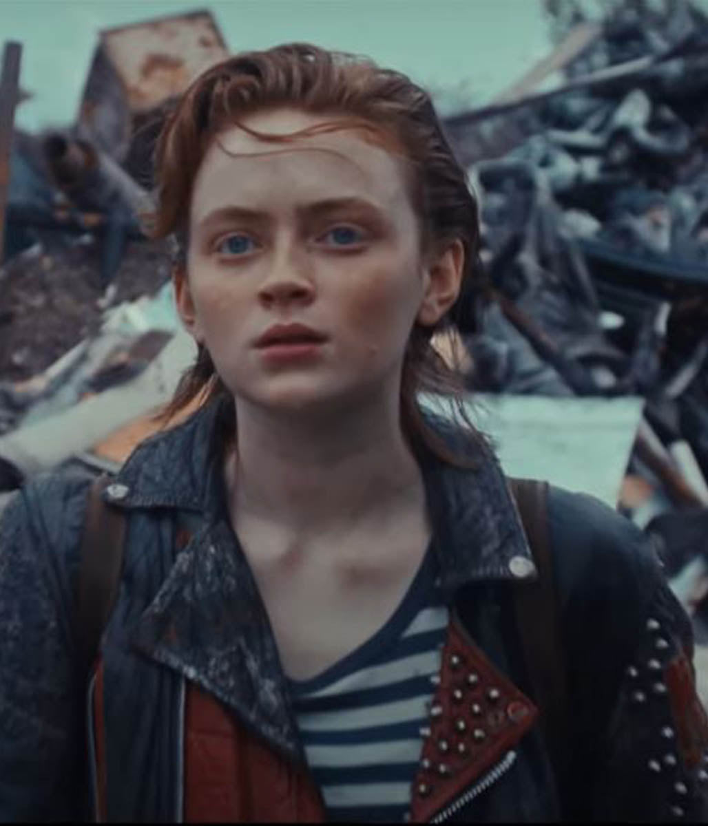 O Dessa Sadie Sink Leather Jacket