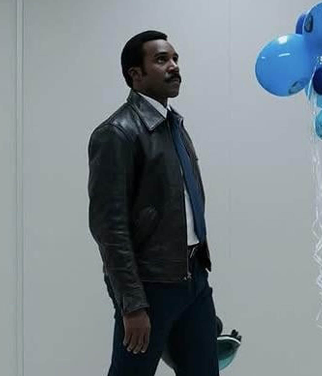 Tramell Tillman Severance Milchick Leather Jacket