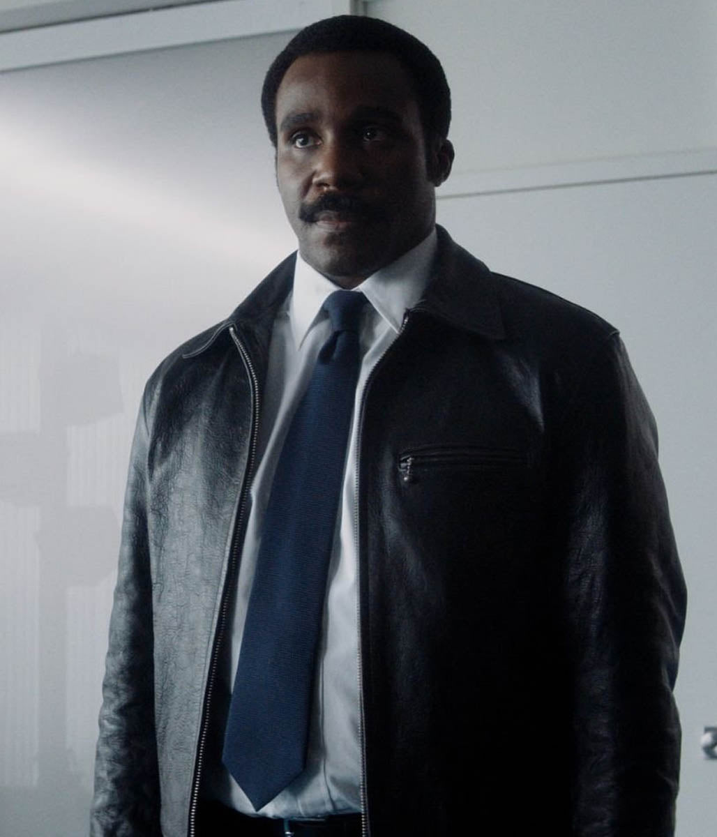 Tramell Tillman Severance Milchick Leather Jacket