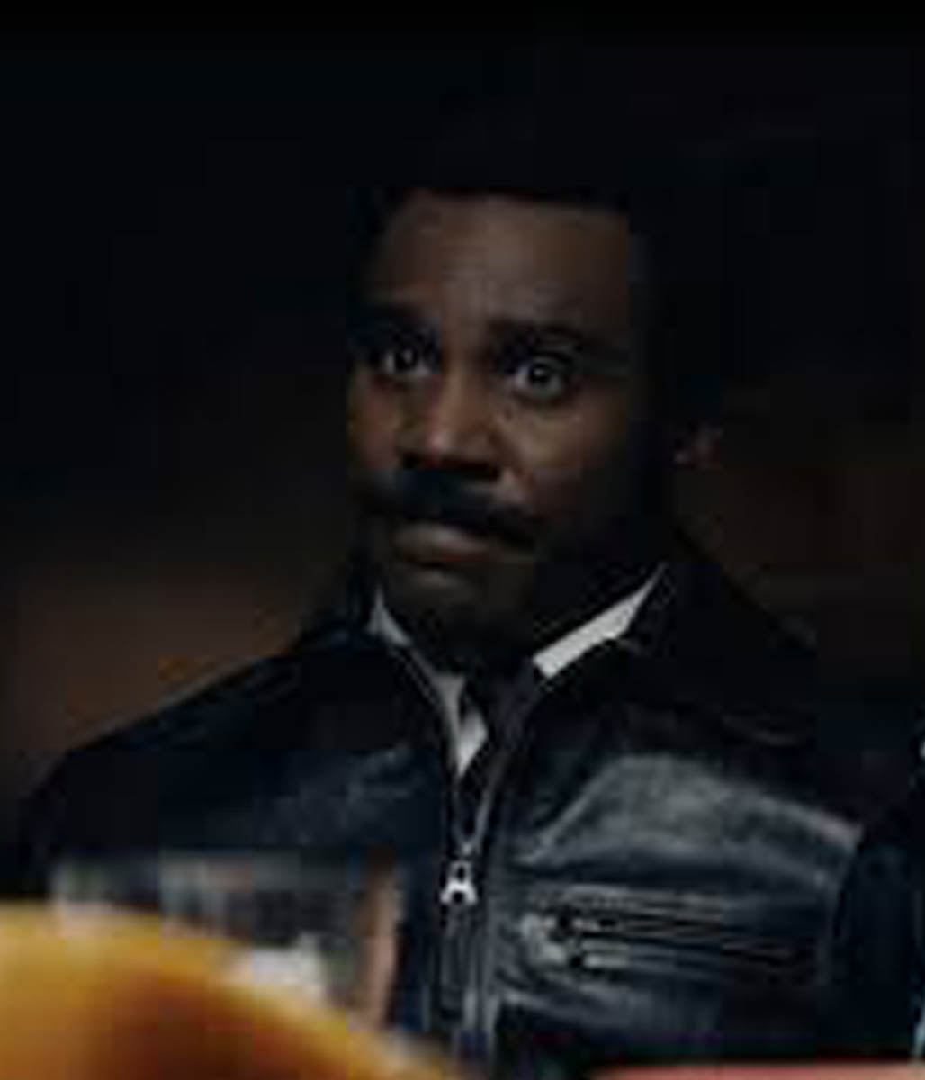 Tramell Tillman Severance Milchick Leather Jacket