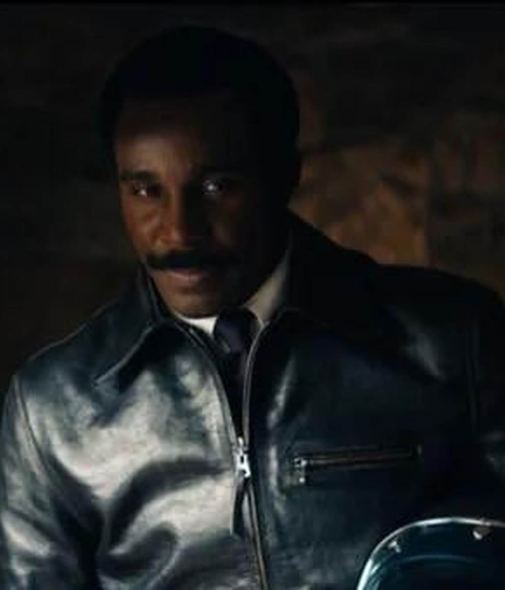 Tramell Tillman Severance Milchick Leather Jacket