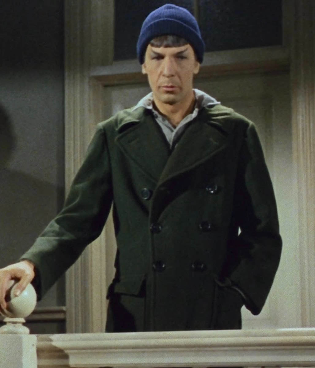 Leonard Nimoy Star Trek Spock Peacoat