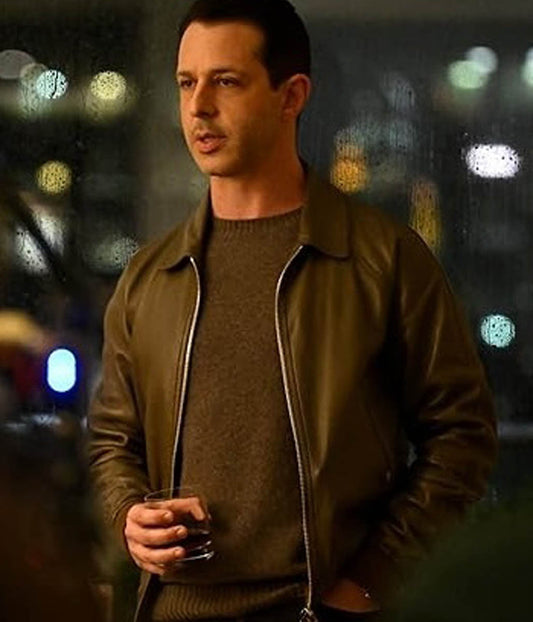 Kendall Roy Jeremy Strong Succession Leather Jacket