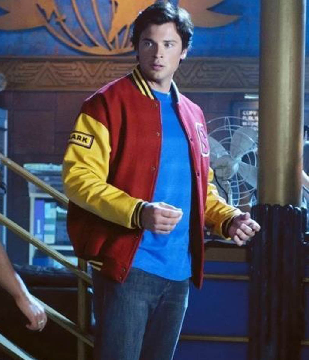 Clark Kent Smallville Crows Varsity Jacket