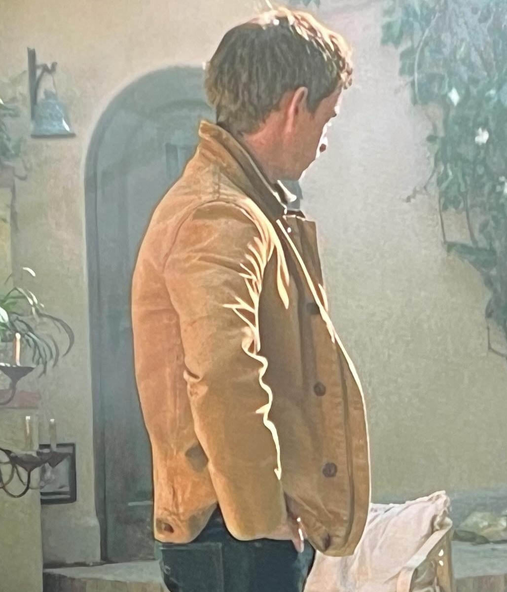 The Day of the Jackal Eddie Redmayne Jackal Brown Jacket