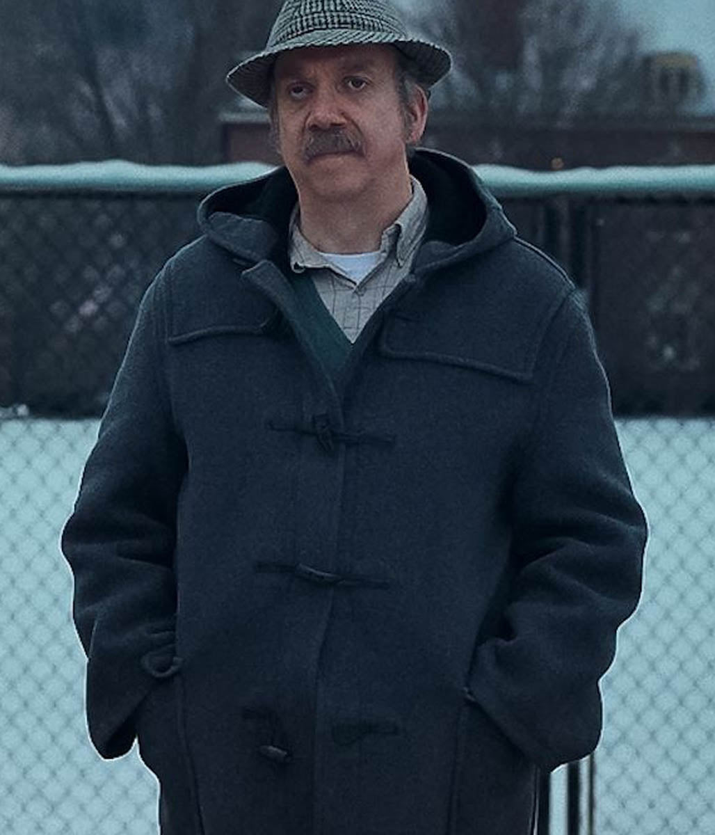The Holdovers Paul Giamatti Duffle Coat