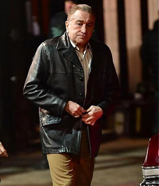 Robert De Niro Leather Coat