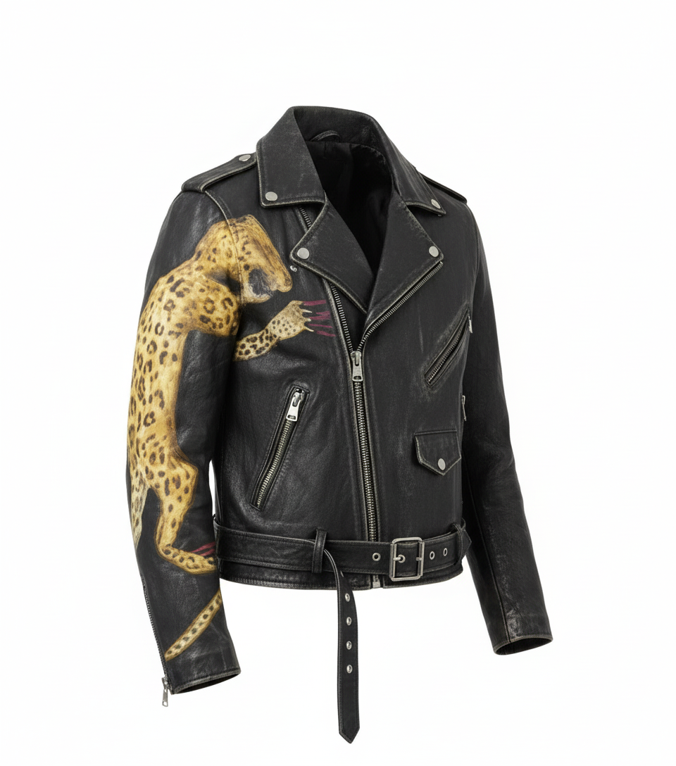The-Lost-Boys-Leopard-Leather-Jacket-Brando-Jacket