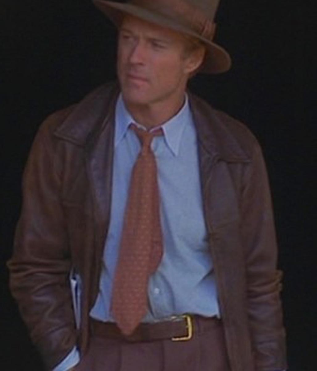 The Natural Robert Redford Leather Jacket