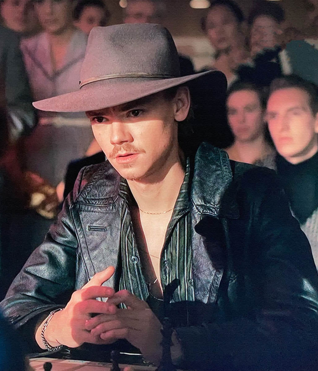 The Queen’s Gambit Benny Watts Thomas Brodie Sangster Leather Coat