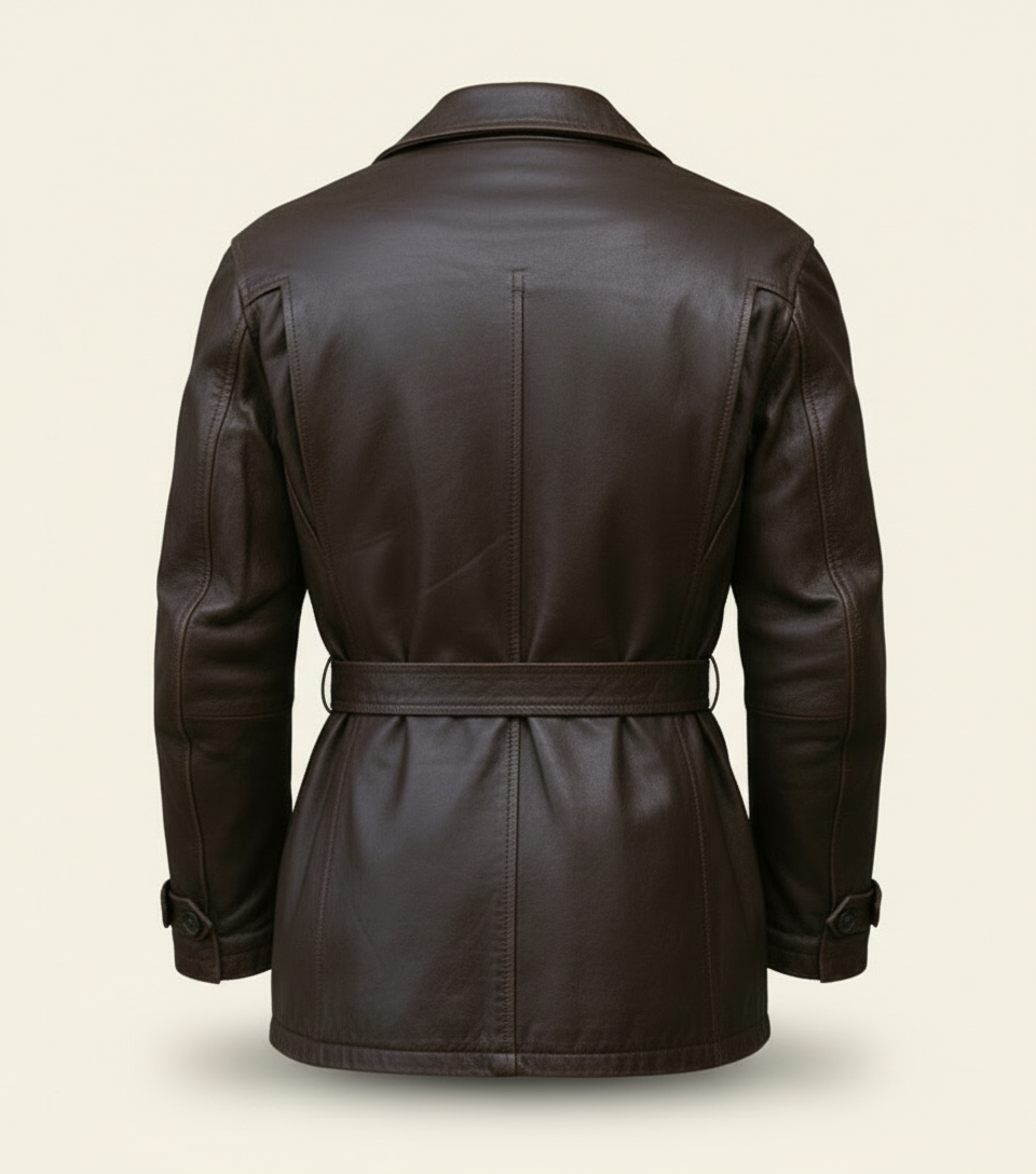 The Untouchables Kevin Costner Leather Coat