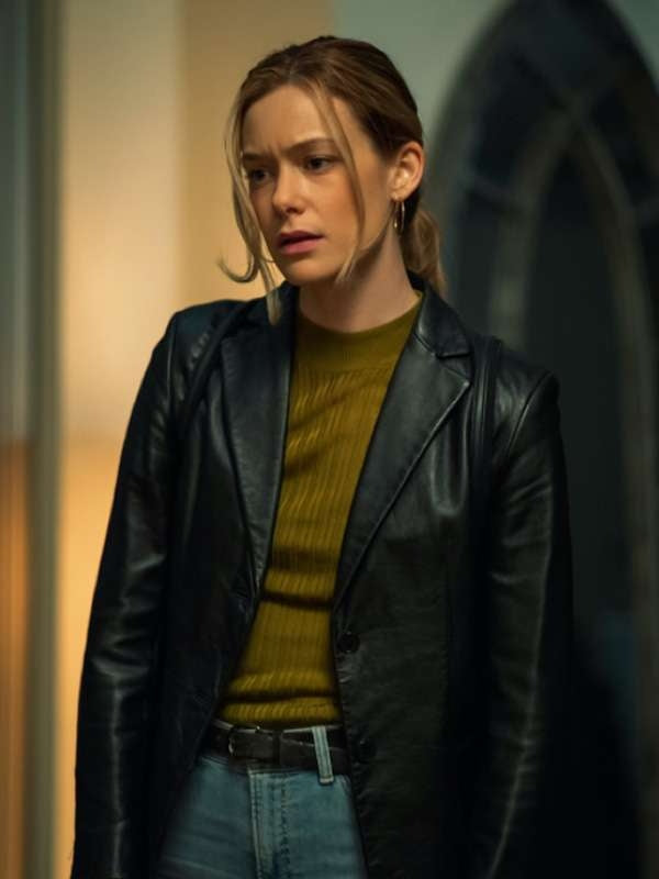 Samantha Porter Tokyo Vice Rachel Keller Leather Jacket