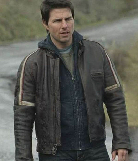 Ray Ferrier Tom Cruise War of the Worlds Leather Jacket