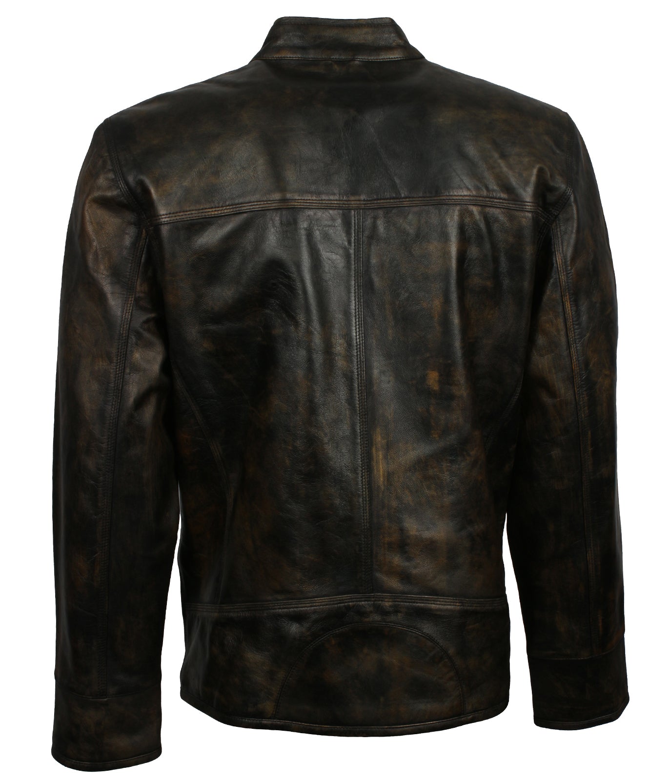 Vintage Fashion Men's Motorcycle Leather Jacket