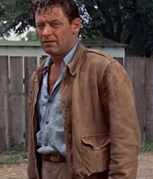 Brown William Holden Flight Leather Jacket