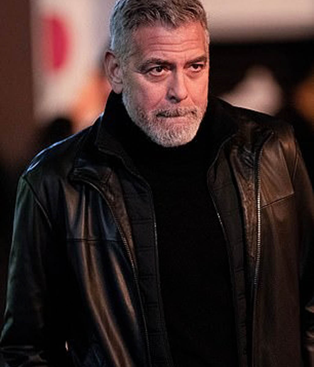 Wolfs George Clooney Leather Jacket