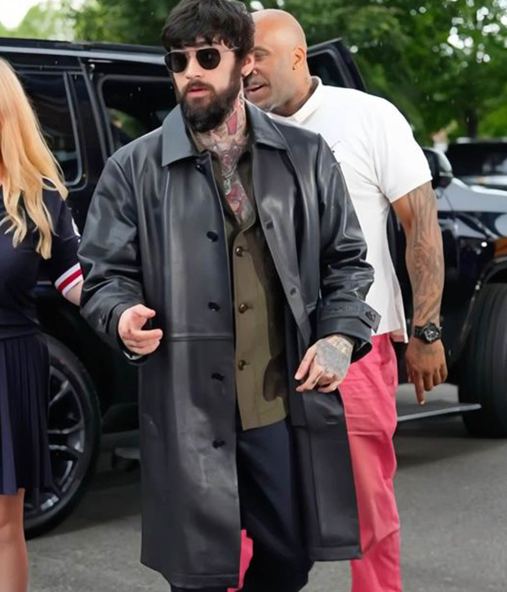 Zayn Malik Leather Coat