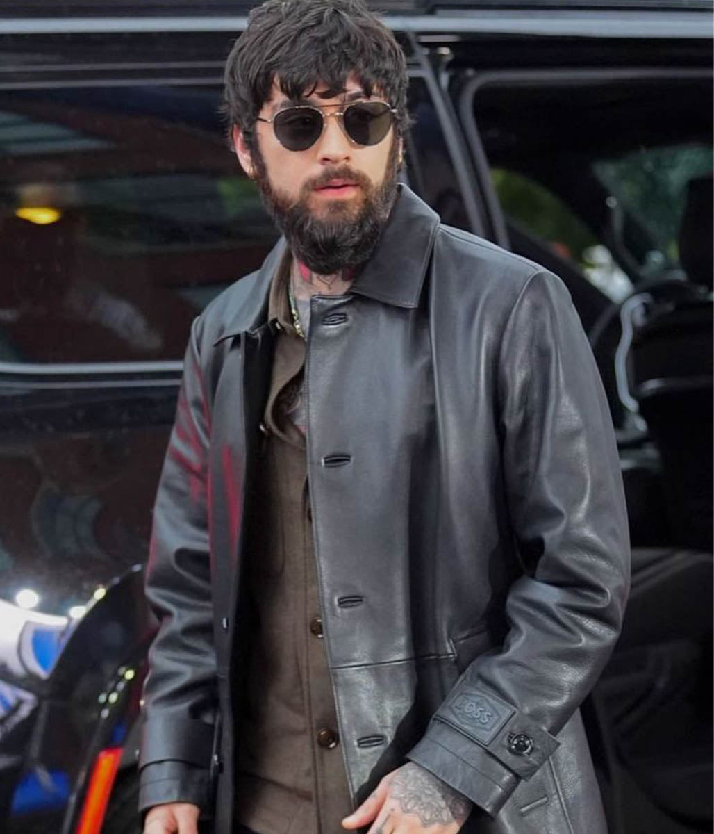 Zayn Malik Leather Coat