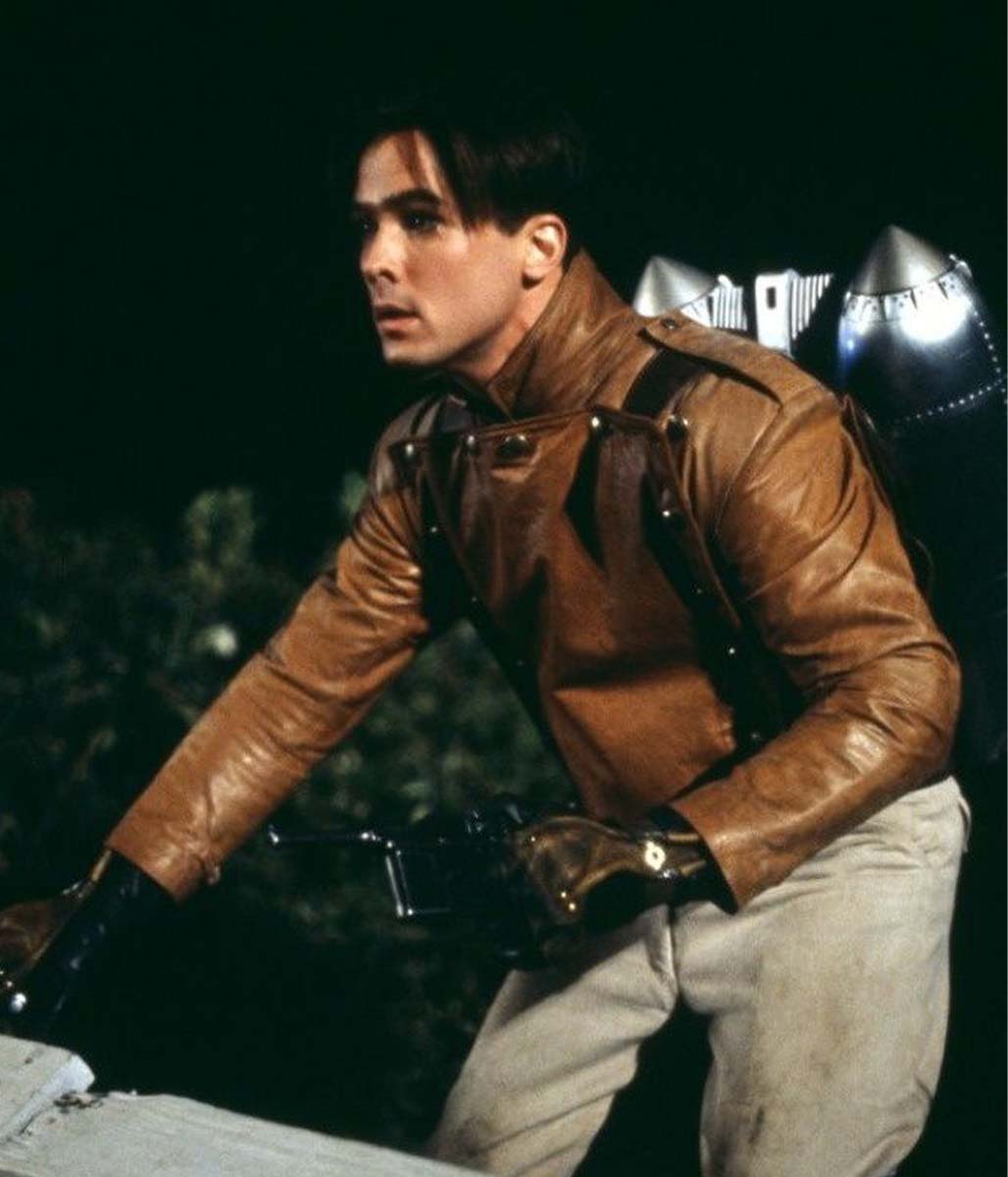 Billy Campbell Rocketeer Leather Jacket