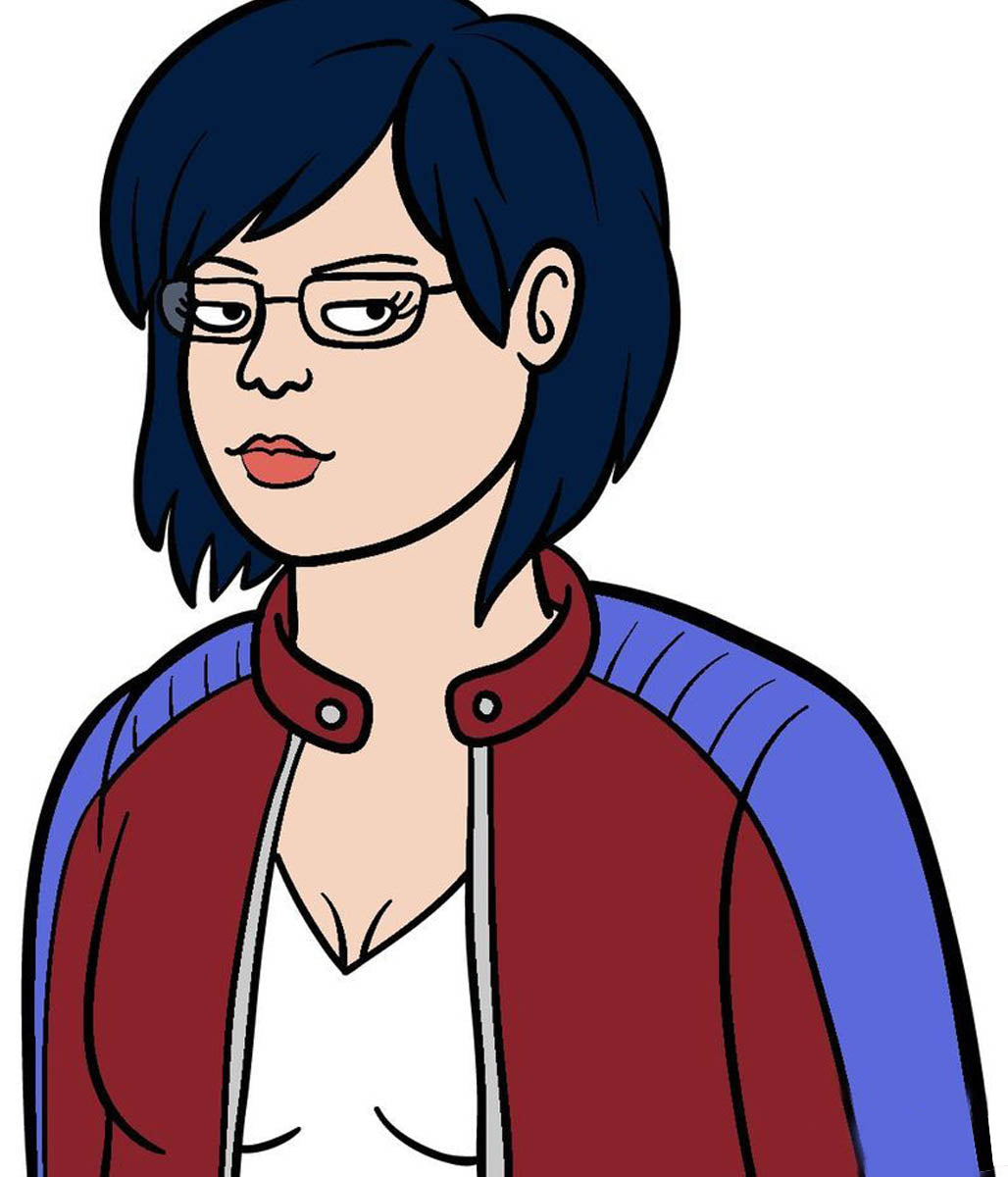 BoJack Horseman Diane Motorcycle Jacket