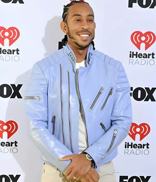 Blue Ludacris Iheartradio Leather Jacket