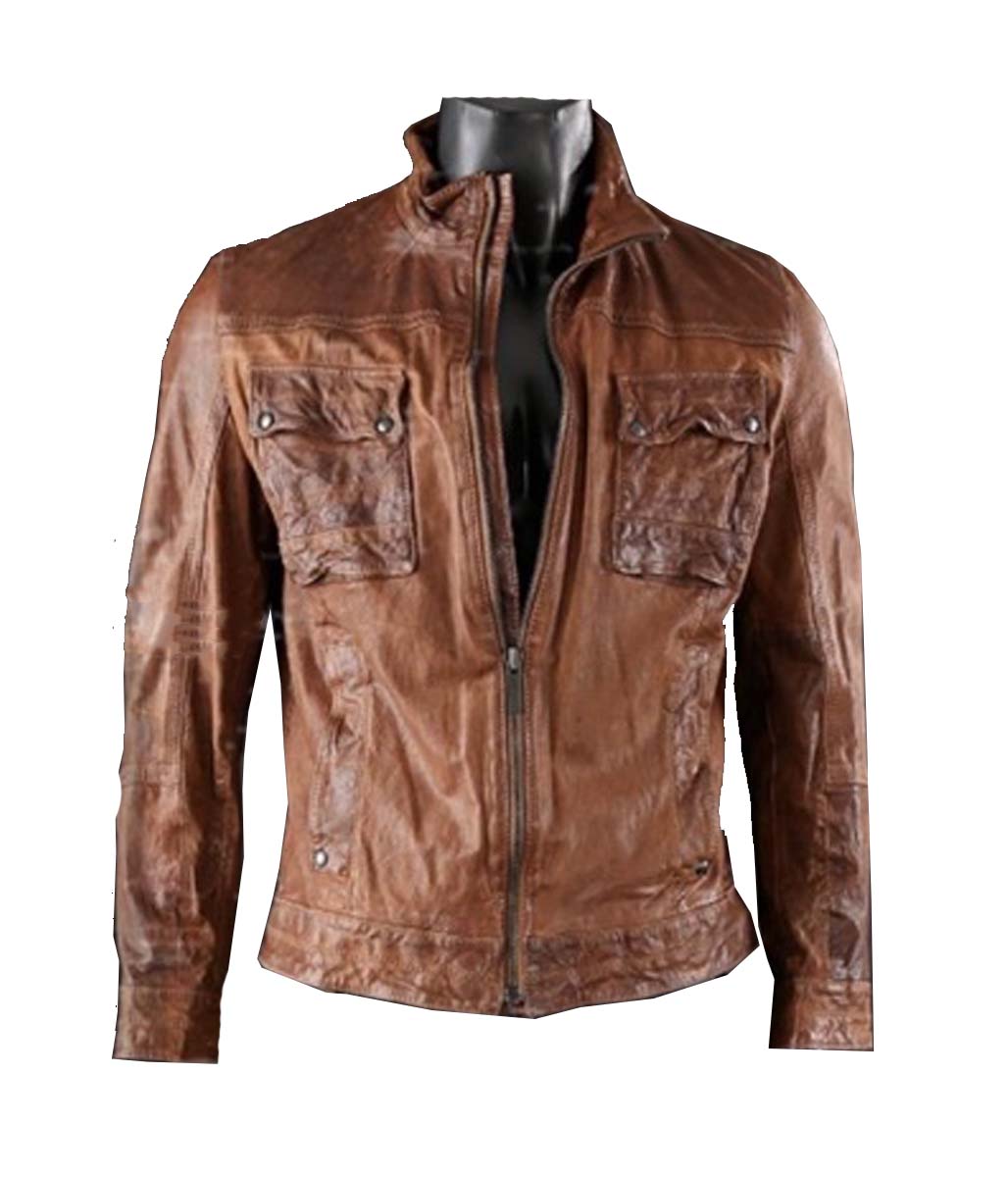 Joe Looper Bruce Willis Leather Jacket