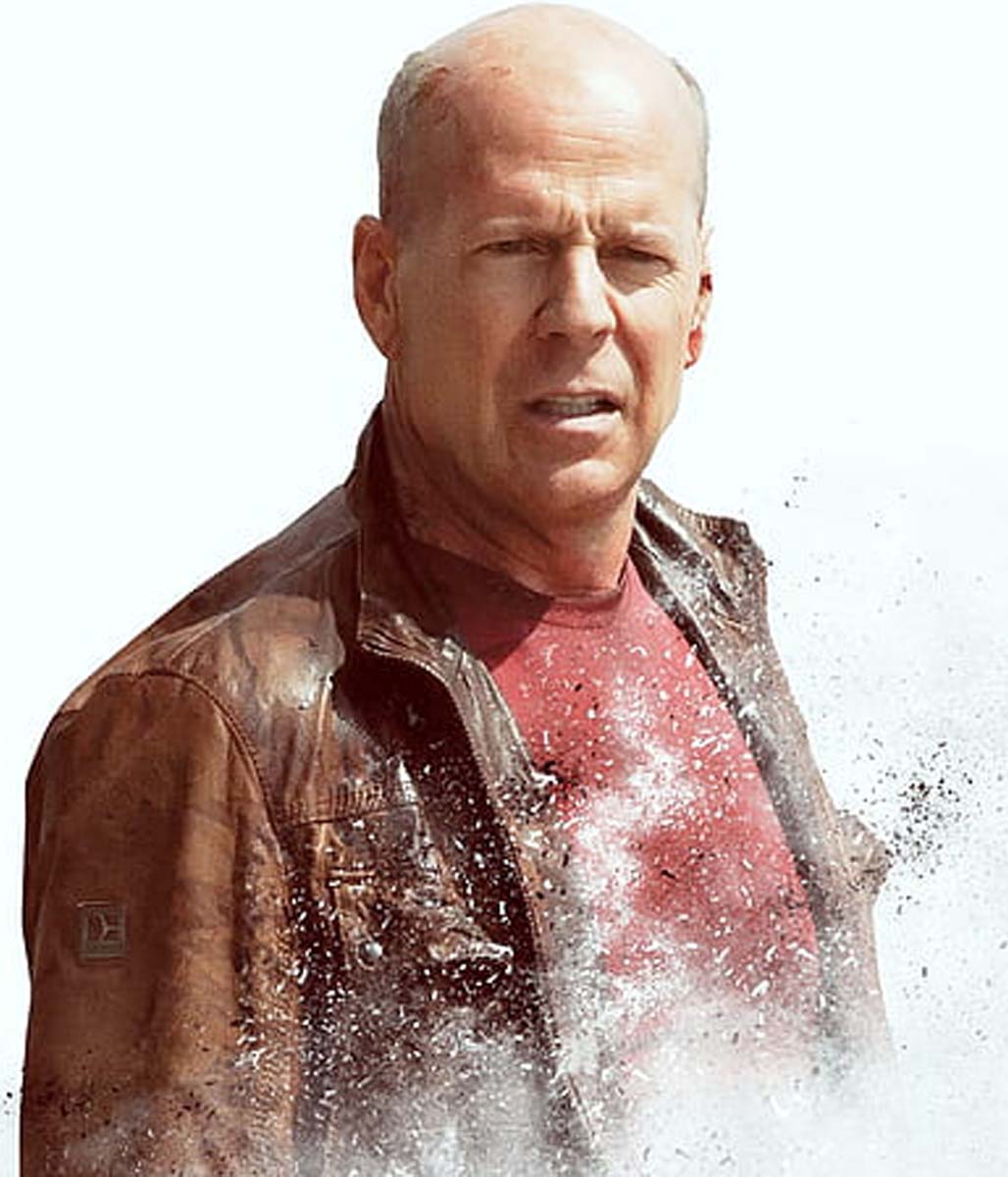 Joe Looper Bruce Willis Leather Jacket