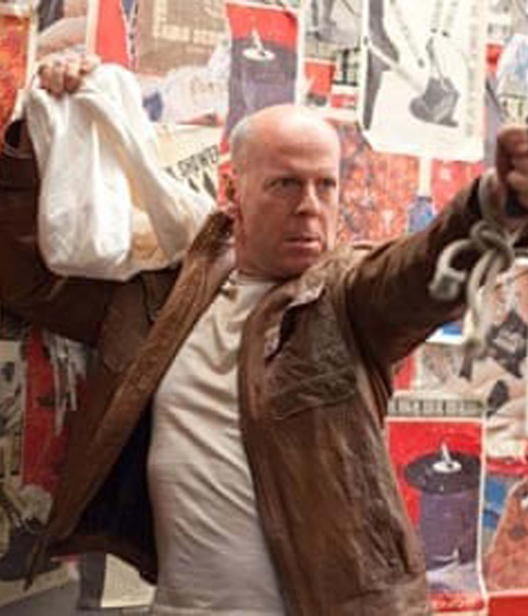 Joe Looper Bruce Willis Leather Jacket