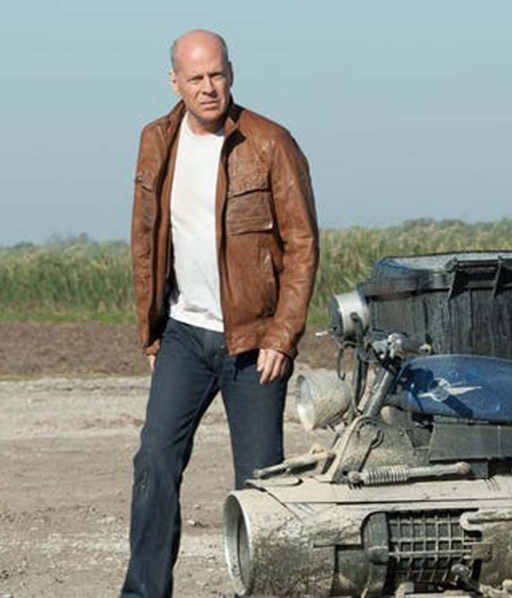 Joe Looper Bruce Willis Leather Jacket